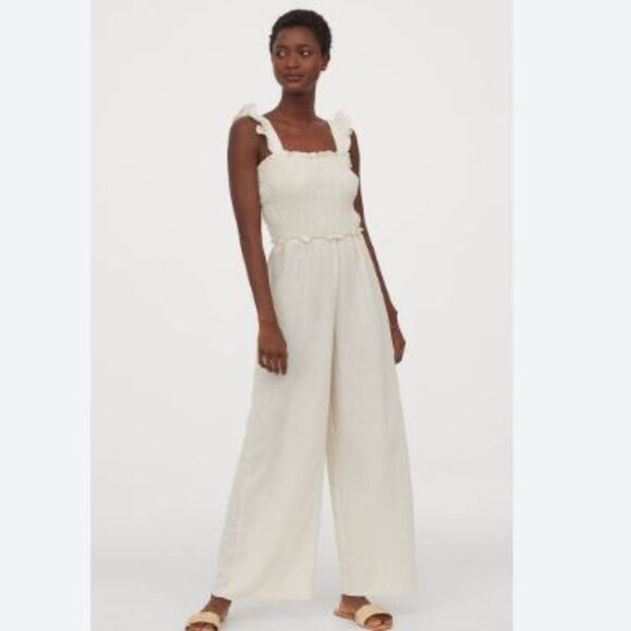 H&M Smocked Jumpsuit - NWT - S - Picture 3 of 3